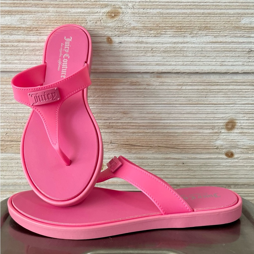 Juicy Couture Pink Women's Flip Flops